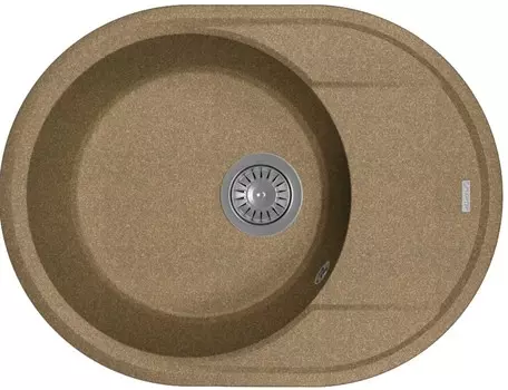 Мойка кухонная Flortek Дафна 620, коричневый