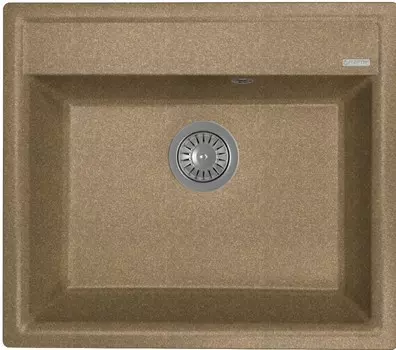 Мойка кухонная Flortek Консул 570, коричневый