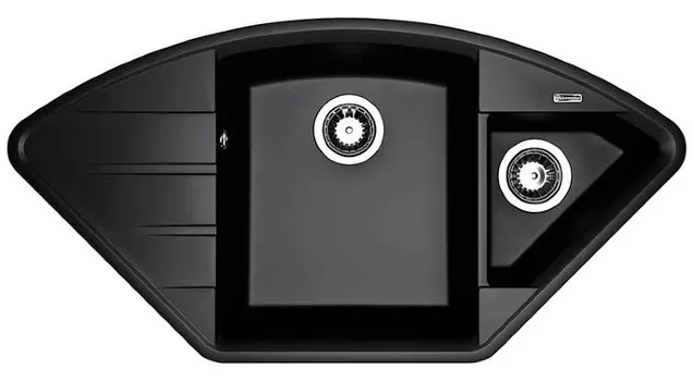 Мойка кухонная Flortek Крокус 980 антрацит