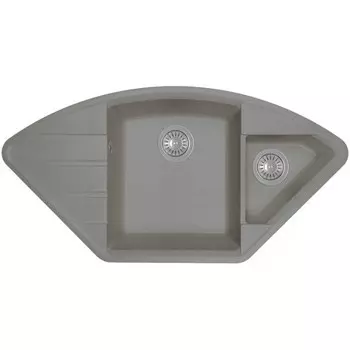 Мойка кухонная Flortek Крокус 980 черная