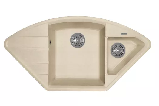 Мойка кухонная Flortek Крокус 980 песочная