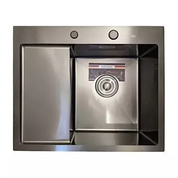 Мойка кухонная Gerhans K3 5848 B-R встраиваемая графит