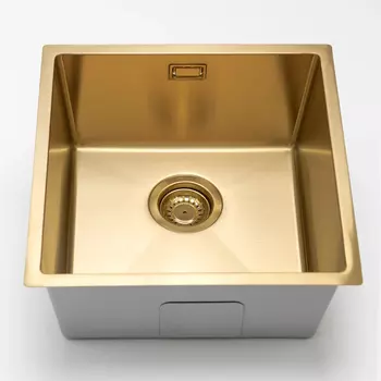 Мойка кухонная Grandex Aqua Proline 3034131 44х44 см, золото