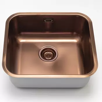 Мойка кухонная Grandex Aqua Select 2003342 49,5х44,5 см, медь