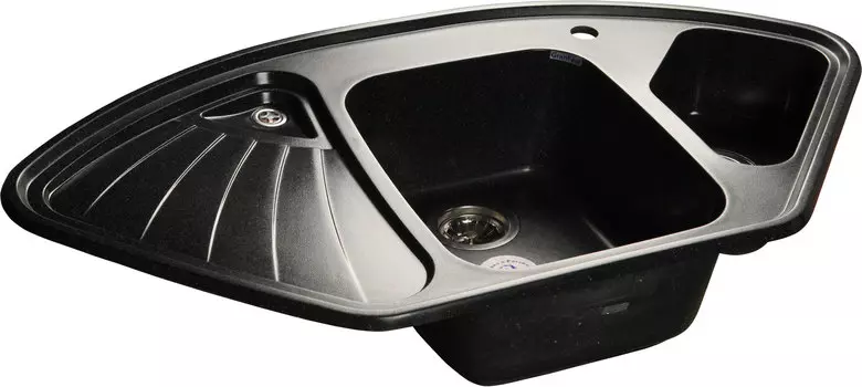 Мойка кухонная GranFest Corner GF-C1040E черная