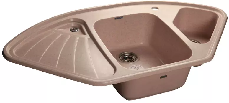 Мойка кухонная GranFest Corner C-1040 E светло-розовый