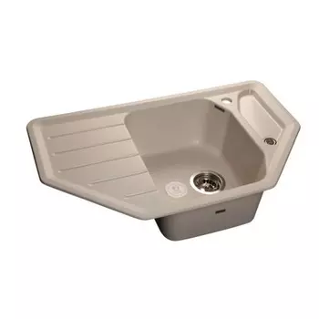 Мойка кухонная GranFest Corner C-800E белая