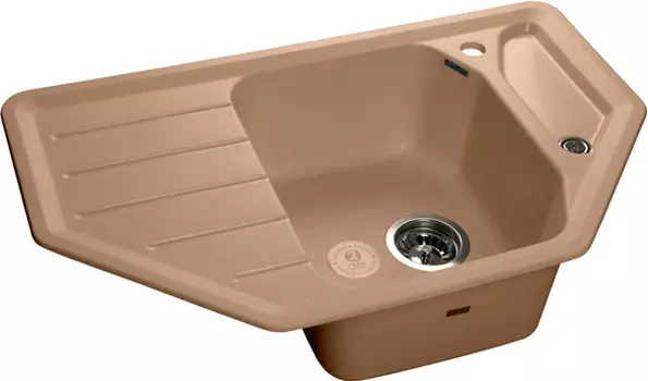 Мойка кухонная GranFest Corner GF-C800E топаз