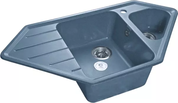 Мойка кухонная GranFest Corner C-950E графит