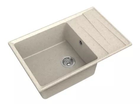 Мойка кухонная GranFest LEVEL GF-LV-760L бежевая