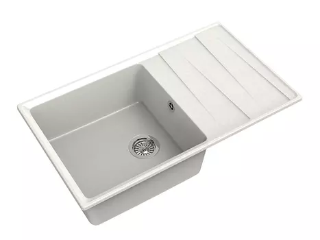 Мойка кухонная GranFest LEVEL GF-LV-860L белая