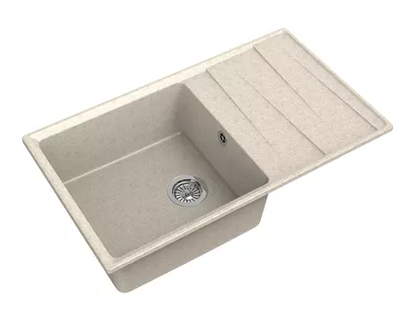 Мойка кухонная GranFest LEVEL GF-LV-860L бежевая