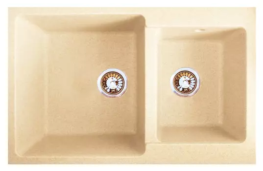 Мойка кухонная GranFest Practik P-780K бежевая