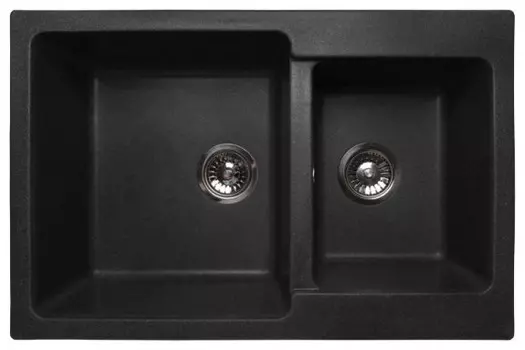 Мойка кухонная GranFest Practik P-780K черная