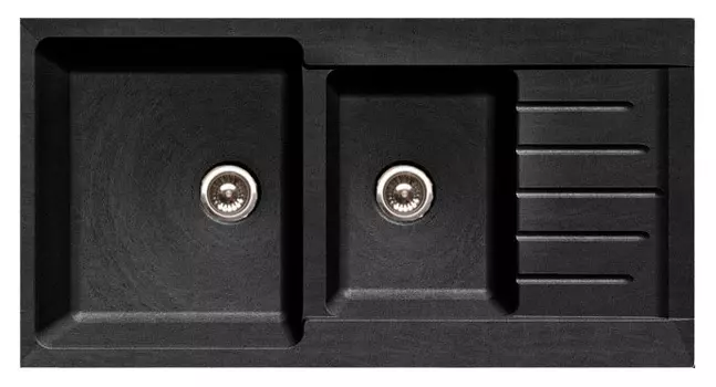 Мойка кухонная GranFest Practik P-980KL черная