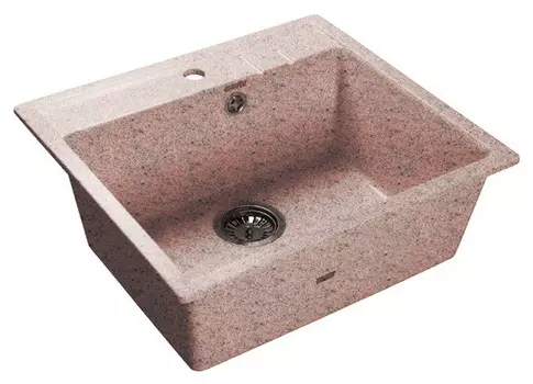 Мойка кухонная GranFest Quadro GF-Q560 розовый