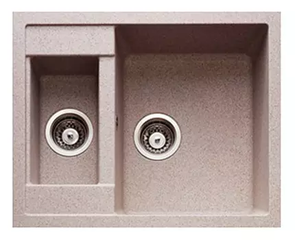 Мойка кухонная GranFest Quadro GF-Q610K розовый