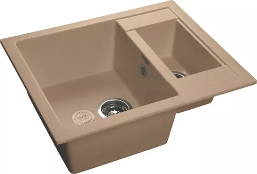 Мойка кухонная GranFest Quadro GF-Q610K топаз