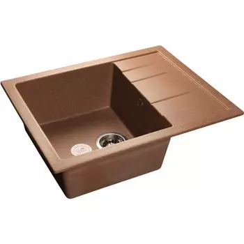Мойка кухонная GranFest Quadro GF-Q650L коричневый