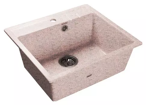 Мойка кухонная GranFest Quadro Q-560 светло-розовая