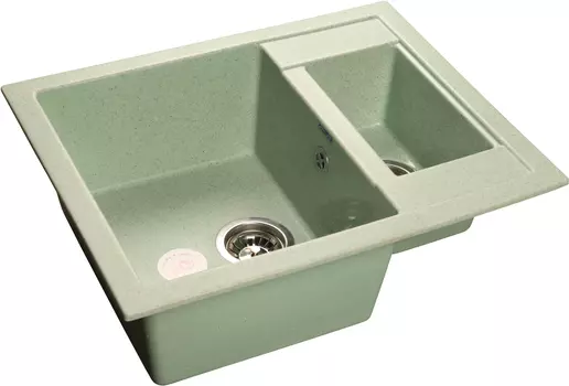 Мойка кухонная GranFest Quadro Q-610K салатовая