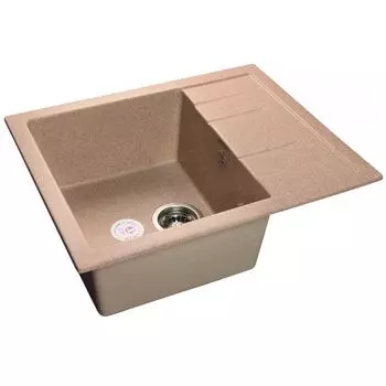 Мойка кухонная GranFest Quadro Q-650L светло-розовая