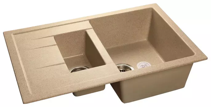Мойка кухонная GranFest Quadro Q-775KL песочная