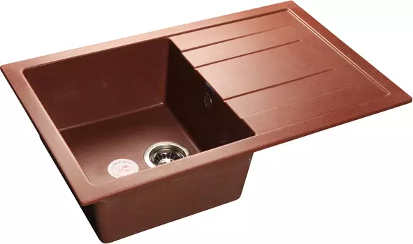 Мойка кухонная GranFest Quadro Q-780L красный марс