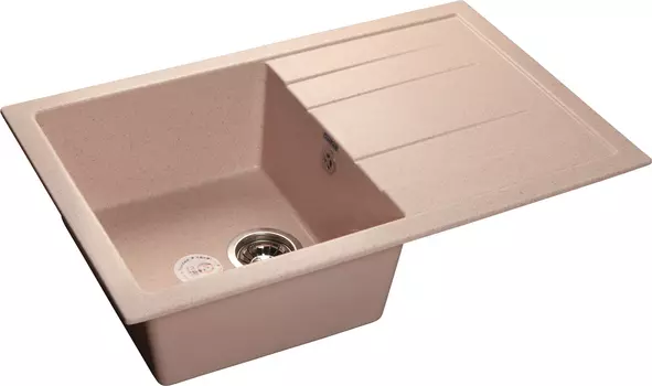 Мойка кухонная GranFest Quadro Q-780L светло-розовая