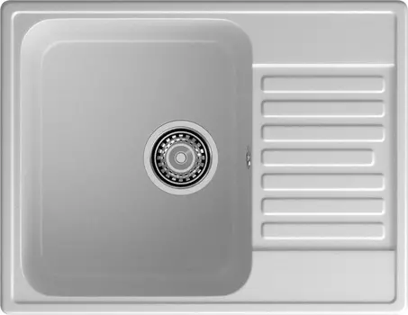 Мойка кухонная GranFest Quarz 13 61,8х47,7 см серая