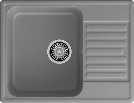 Мойка кухонная GranFest Quarz 13 61,8х47,7 см темно-серая