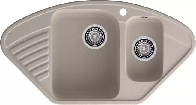 Мойка кухонная GranFest Quarz 14 92,7х49,7 см песочная