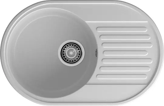 Мойка кухонная GranFest Quarz 18 74х48 см, серая