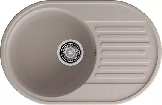 Мойка кухонная GranFest Quarz 18 74х48 см, песочная