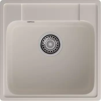 Мойка кухонная GranFest Quarz 48 47,8х47,8 см белая