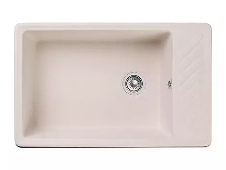 Мойка кухонная GranFest Quarz 51 75,3х47,6 см белая