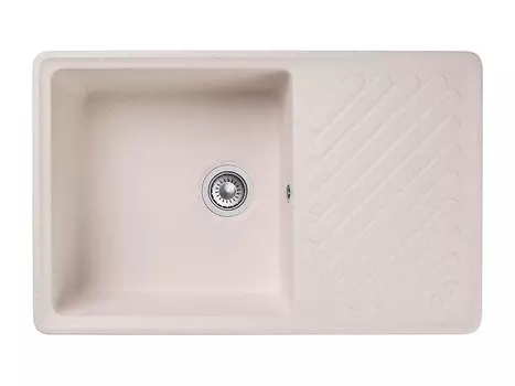 Мойка кухонная GranFest Quarz 52 75,3х47,7 см белая