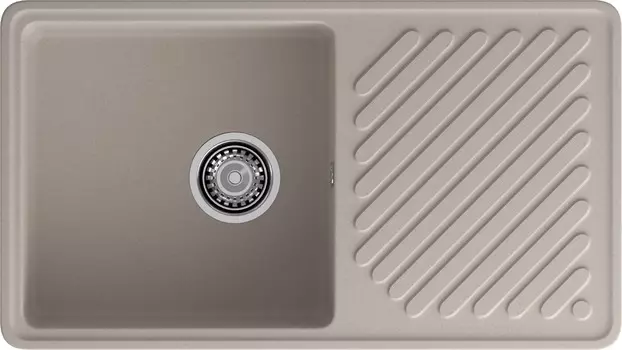 Мойка кухонная GranFest Quarz 53 85,1х47,9 см песочная