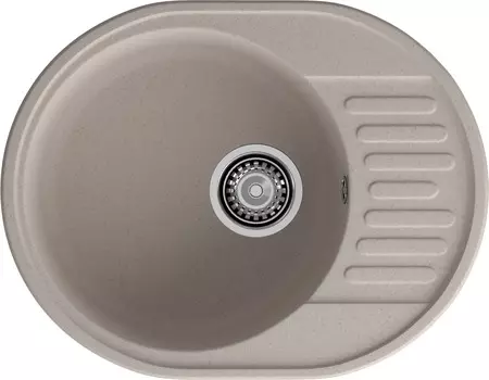 Мойка кухонная GranFest Quarz 58 61,7х48 см песочная