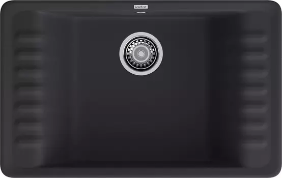 Мойка кухонная GranFest Quarz 71 75,2х47,5 см черная