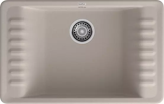 Мойка кухонная GranFest Quarz 71 75,2х47,5 см песочная