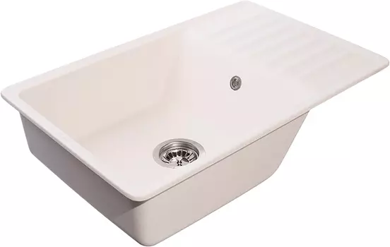 Мойка кухонная GranFest Quarz 72 белая