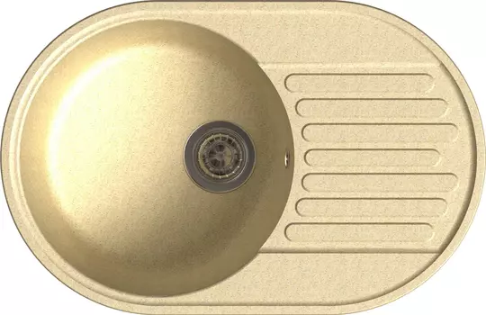 Мойка кухонная GranFest Quarz GF-Z18 бежевая