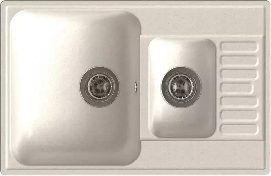 Мойка кухонная GranFest Quarz GF-Z21К белая
