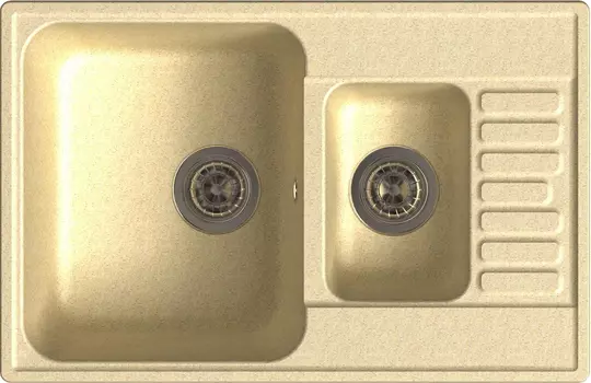 Мойка кухонная GranFest Quarz GF-Z21К бежевая