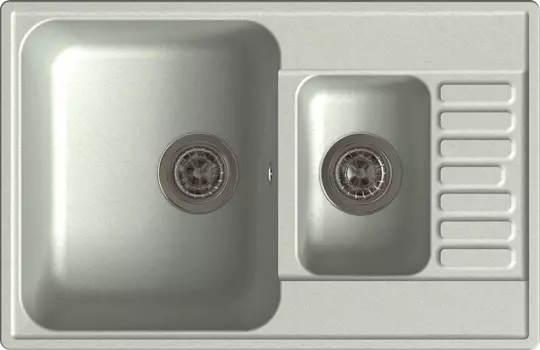 Мойка кухонная GranFest Quarz GF-Z21К серая