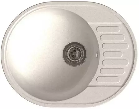 Мойка кухонная GranFest Quarz GF-Z 58 белая