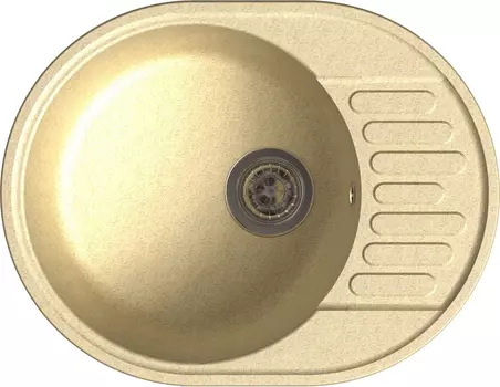 Мойка кухонная GranFest Quarz GF-Z 58 бежевая