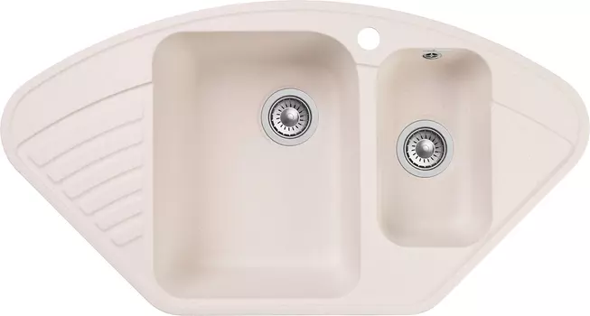 Мойка кухонная GranFest Quarz 14 92,7х49,7 см белая