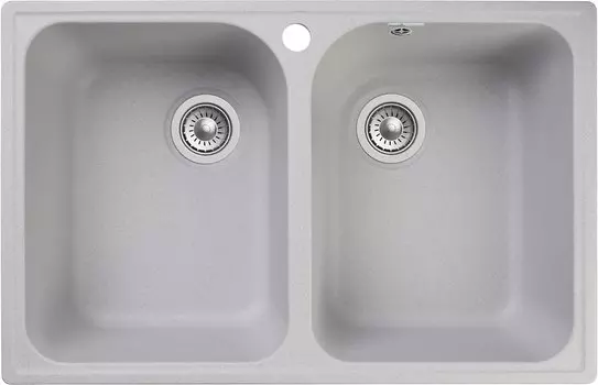 Мойка кухонная GranFest Quarz 15 73,7х47,8 см серая